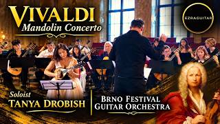 Vivaldi – Mandolin Concerto in C Major | Tanya Drobish & Brno Guitar Orchestra