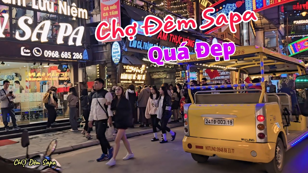 Bất ngờ lần đầu đến chợ đêm sapa đẹp chưa từng thấy