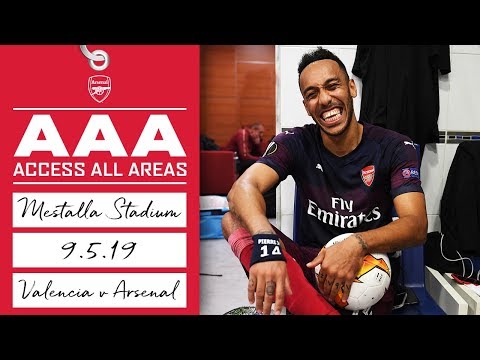 AUBAMEYANG WITH A HAT-TRICK! | Access All Areas | Valencia 2 - 4 Arsenal (3 - 7 on aggregate)