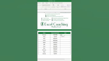Como Calcular a Idade no Excel #shorts