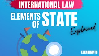 International Law State's Elements Montevideo Convention simplified