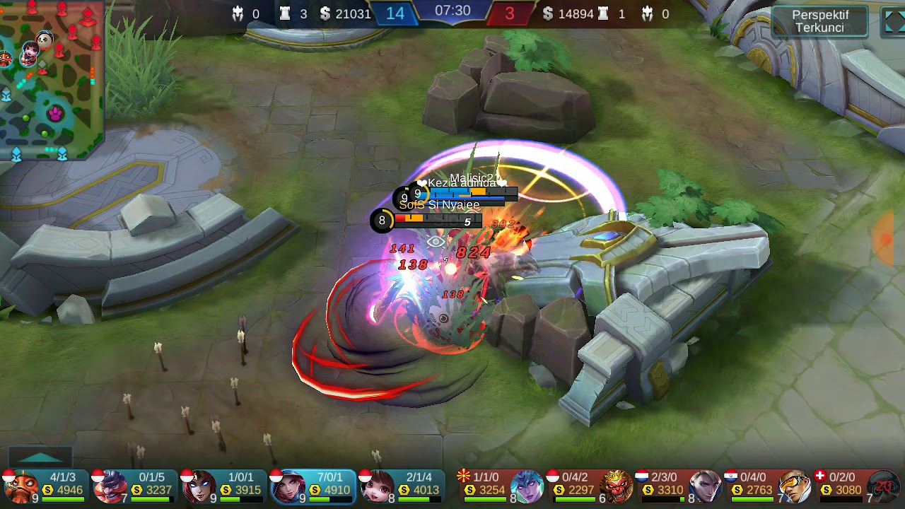 Gameplay Natalia Horor! || How to get a God among men || MOBILE LEGENDS INDONESIA