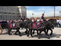 Changing of the Guard Ceremony in Madrid, Spain (full HD)