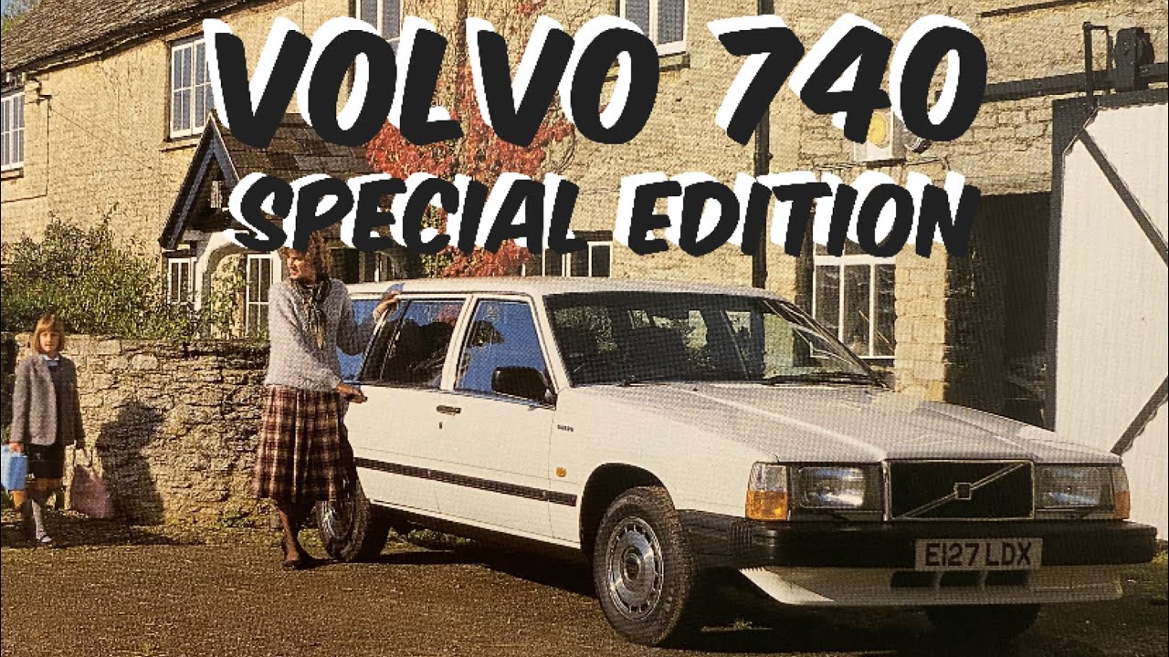 Volvo 740 Special Edition 1988 brochure review #volvo740