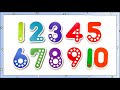 영어숫자읽기 123 한국어 일이삼사오육칠팔구십 | 숫자배우기 아이들을 위한 숫자세기 Learn Numbers 1 to 10