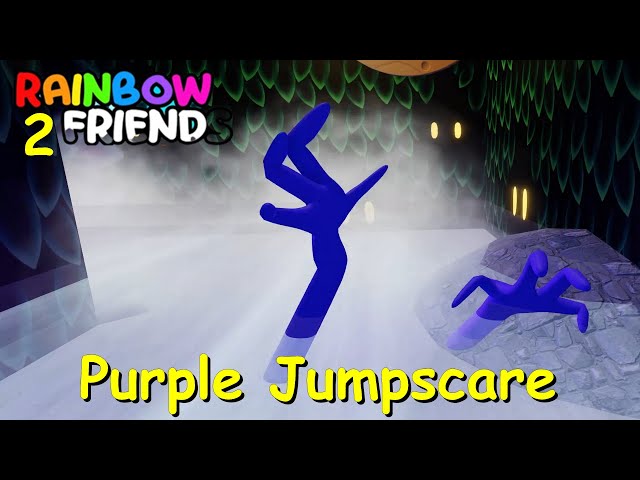 WHAT IF PURPLE CAME OUT OF HIDING? Jumpscares + Speedrun Rainbow Friends  Roblox - BiliBili