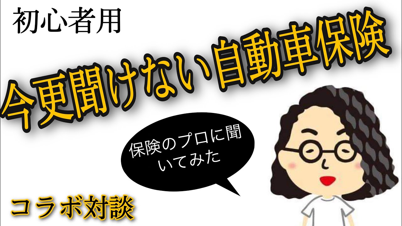 初心者用 絶対知っておくべき自動車保険の基本 Youtube