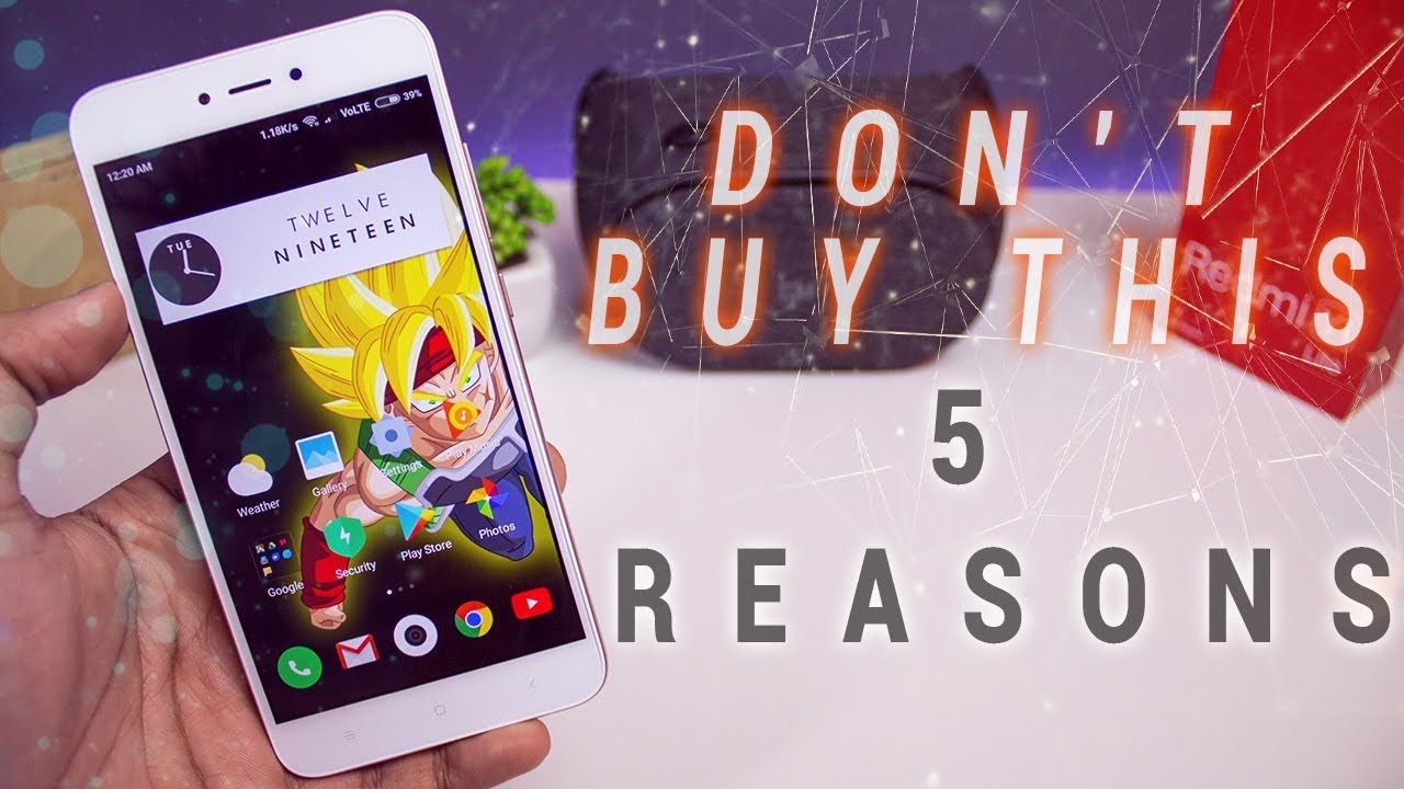 5 PROBLEMS With Xiaomi REDMI Y1/Y1 LITE.( BIGGEST MISTAKE  OF LIFE!!)😨 - YouTube