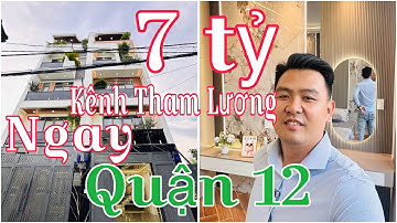 NHÀ PHỐ ĐẸP FULL NỘI THẤT – TÔ NGỌC VÂN, BỜ KÊNH THAM LƯƠNG – GIÁP GÒ VẤP,  SANG TRỌNG QUẬN 12