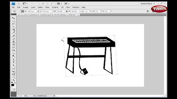 Learn Photoshop in Hindi | How to use Transform Free, Transform | फोटोशॉप हिंदी में