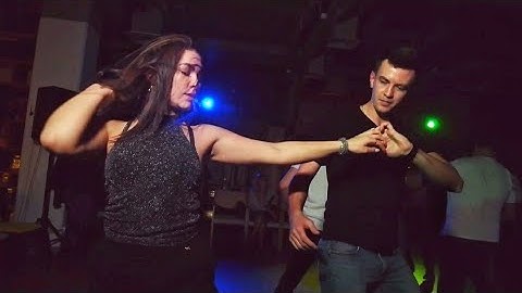 AnyDay Party. Roman Avdeev and Oksana Zemtsova. Zouk improvisation.