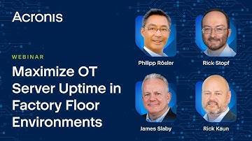 Maximize OT Server Uptime in Factory Floor Environments