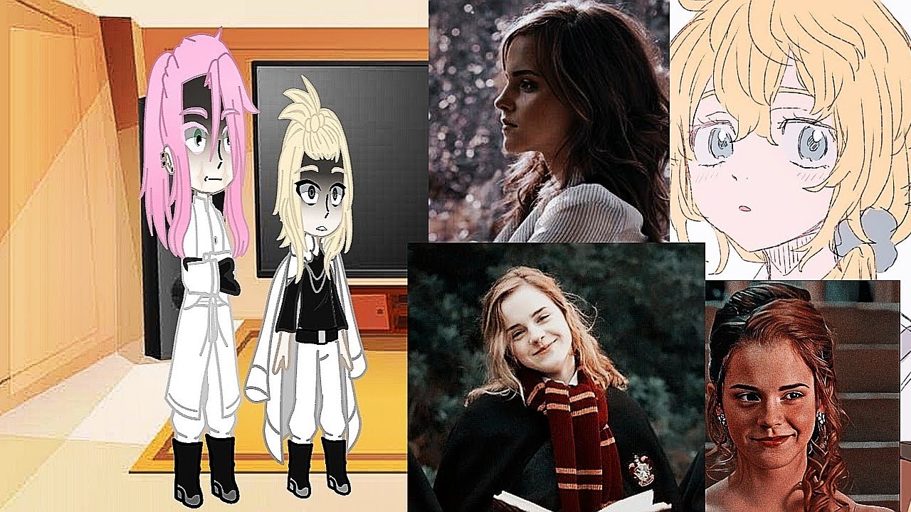 Kanto Manji Gang react to Fem Takemichi as Hermione/Реакция ТМ на ФемТакемичи это Гермиона. НА ЗАКАЗ