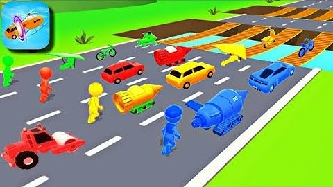 Shape Shifting 🏃‍♂️🚗🚲🚦all Levels Gameplay Walkthrough Android,ios Max Level MAX26