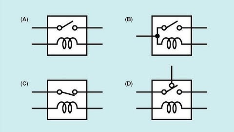 Types of Relays - Normally Closed, Normally Open, Double Throw Type Relay