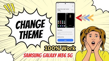 How To Change Theme On Samsung Galaxy M36 5G (Easy Guide)