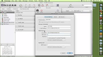 Setup Email in Entourage using SMTP Corp as Outgoing Mail Server