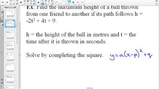 30SP 4 7 Max Min Problems Example 1