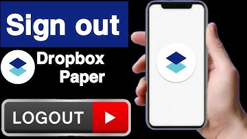How to sign out dropbox paper account||Sign out dropbox paper account||Dropbox paper account logout