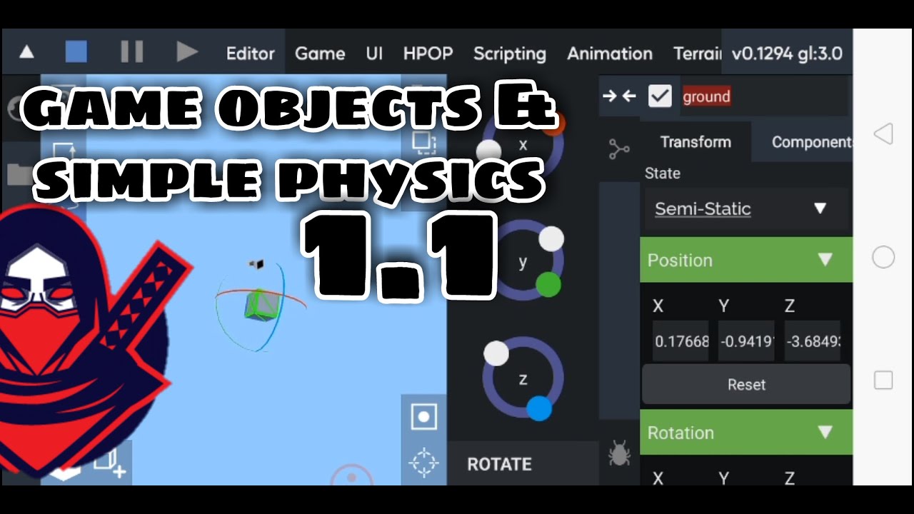 It's magic engine | tutorial no 1.1 | making a simple game
