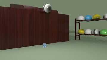 Heavy Ball Bounce Animation Shot in Autodesk Maya