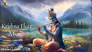 Krishna Flute Music || Relaxing Music , Sleep Music , Meditation Music, Study, Calming Music