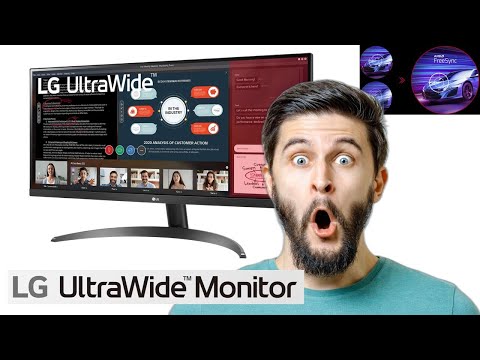 Unboxing monitor LG