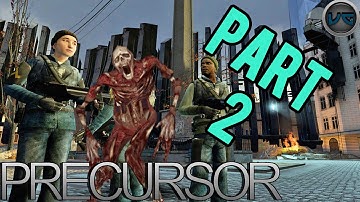 HL2 Precursor Mod Part 2 - Zombies! - Gameplay/Commentary