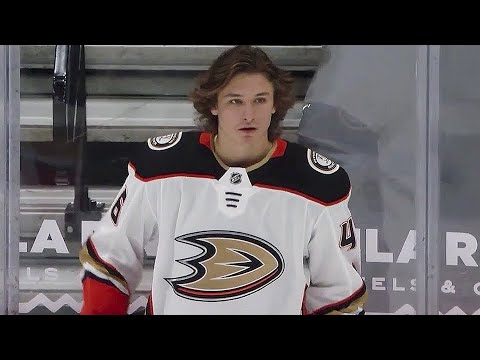 Behind The Scenes Of Trevor Zegras Debut Game For the Anaheim Ducks