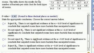 Performing a hypothesis test on the difference of two population means using sample data