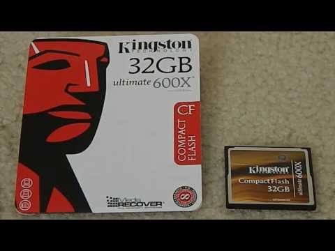 Kingston 600x 32GB Compact Flash (CF) Card Review