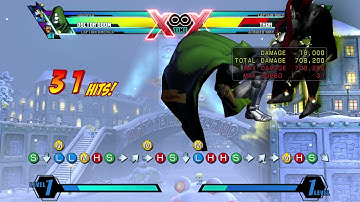 [UMVC3] Dr. Doom Max Damage Combo (Solo/0 Bar Start)