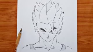 how to draw Gohan ( Dragon Ball ) | Gohan step by step | easy tutorial drawing