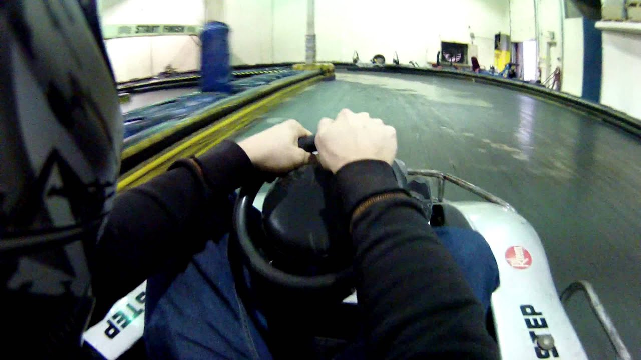 Laps on a go kart at 401 Indy Go kart track YouTube