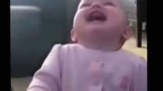 Laughing baby