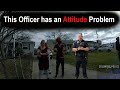 Stare at them until they apologize - Officer Badger