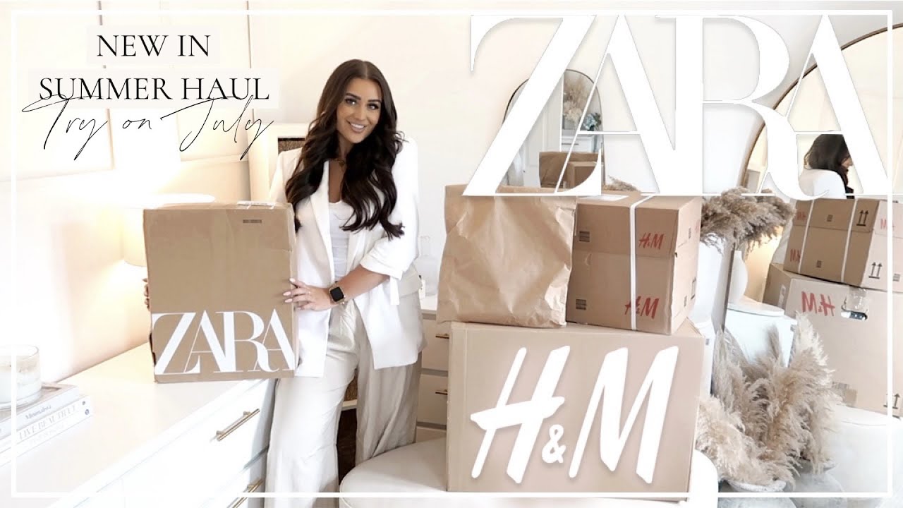 ZARA + H&M NEW IN | TRY ON HAUL JULY 2022!!