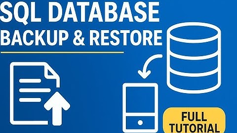 SQL Database Backup & Restore Tutorial | Full Step-by-Step Guide for Beginners | LearnWithRehan