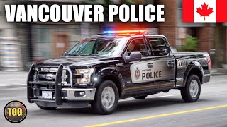 BADASS Police Cars!! VPD Responding With Lights & Siren