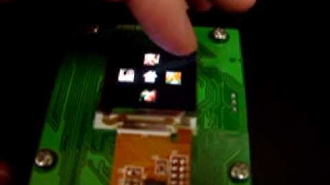 PMOLED with Touch Demo - Pictures