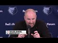 Taylor Jenkins Press Conference | Grizzlies at Celtics