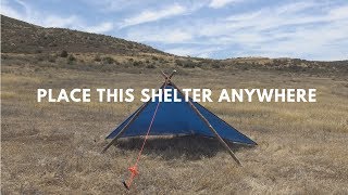 The Free Standing Wedge (Plow Point) Shelter