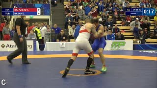 Download Lagu Round 2 GR - 58 kg: T. KATAJISTO (FIN) df. E. BASAR (TUR) by FALL, 6-0 MP3