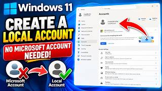 How to Create a Local Account on Windows 11 – No Microsoft Account Needed!