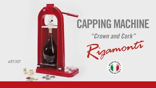 Rigamonti Pietro Figli - Art 107 Capping Machine Crown And Cork