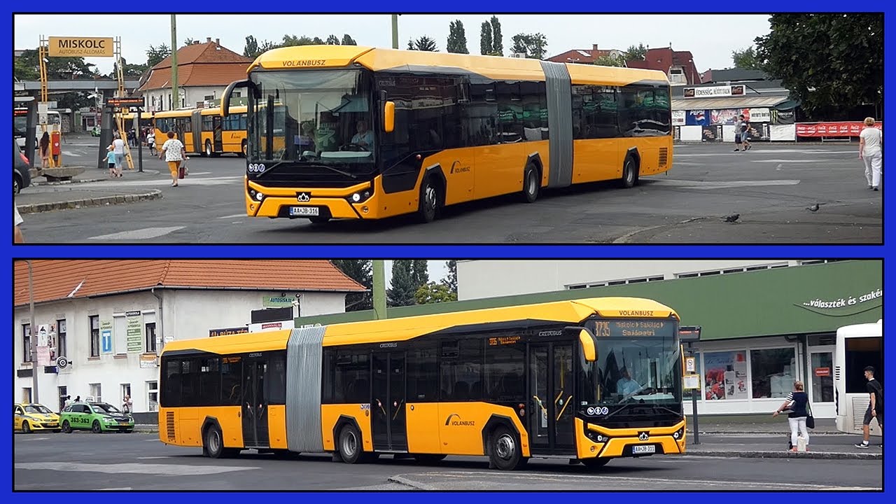 Новые автобусы Credo Econell 18 Next в Мишкольце, Венгрия