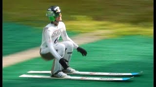Domen Prevc SLO - Revija skokov Ljubljana Mostec 2017