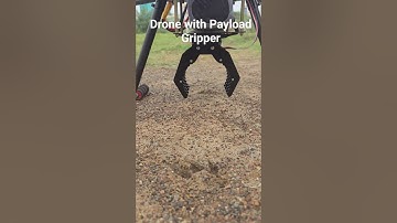 Drone pick up and drop objects using a custom payload gripper!