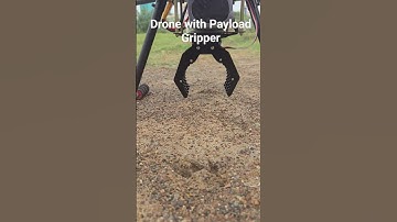 Drone pick up and drop objects using a custom payload gripper!