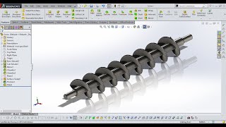 Solidworks Tutorial || Conveyor Screw make in Solidworks || Twist in SolidWorks || Surface Tutorial